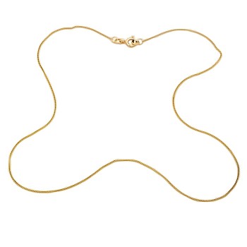 9ct gold 16 inch curb Chain